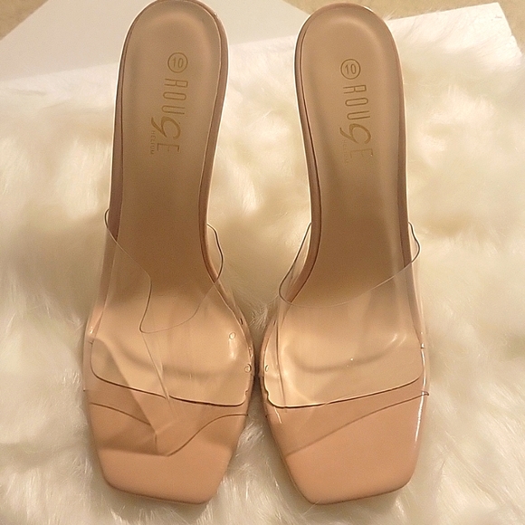 Rouge! Shoes - Clear Heels